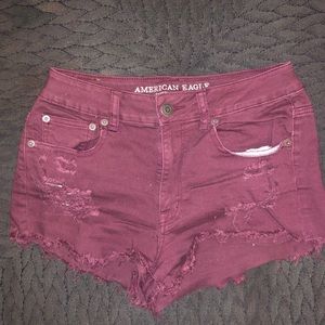 Maroon shorts
